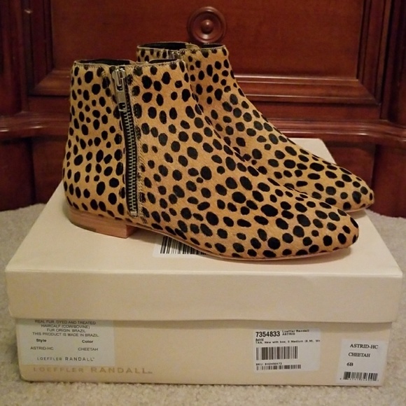 Loeffler Randall Shoes - Animal print booties